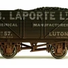 DAPOL 4F-080-117 OO GAUGE 8 PLANK WAGON LAPORTE 57 WEATHERED