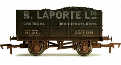 DAPOL 4F-080-117 OO GAUGE 8 PLANK WAGON LAPORTE 57 WEATHERED