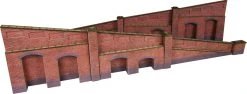 PO248 Metcalfe OO/H0 Brick Tapered Wall Kit