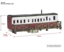 BACHMANN 44-0150R Holiday Coach Red And White