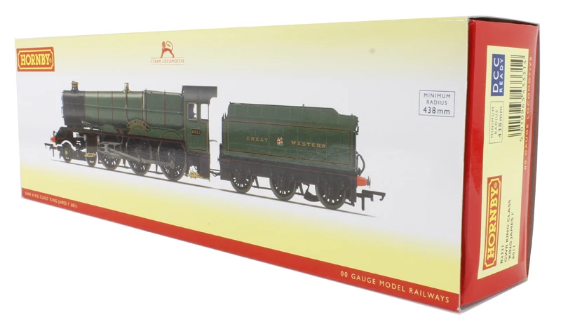 Hornby R3331 GWR 4-6-0 King James 6000 Class – GWR 1 Hornby R3331 GWR 4-6-0 King James 6000 Class – GWR