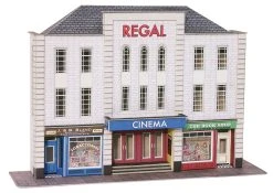 PO206 Metcalfe OO/H0 Low Relief Cinema & Shops Kit