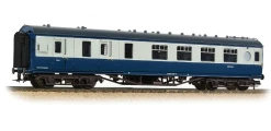 BACHMANN 39-462 LMS 57ft ‘Porthole’ Brake Second Corridor BR Blue & Grey