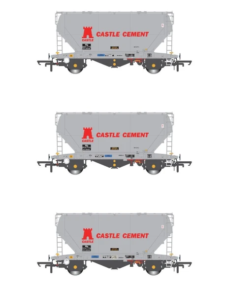 Accurascale ACC2041CS-V PCA VTG WAGON SET V (3) CASTLE CEMENT EARLY 1 Accurascale ACC2041CS-V PCA VTG WAGON SET V (3) CASTLE CEMENT EARLY