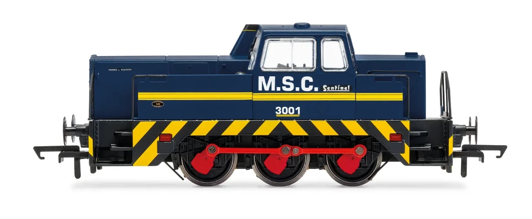 HORNBY R30084 MSC, Sentinel, 0-6-0, 3001 – Era 8 Diesel 8 BR Sectorisation 1982-1997 1 HORNBY R30084 MSC, Sentinel, 0-6-0, 3001 – Era 8 Diesel 8 BR Sectorisation 1982-1997
