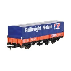 EFE RAIL E87043 BR SEA Wagon BR Railfreight Red (Cardiff Rod Mill) With Hood