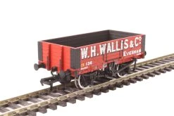 Bachmann 37-072 5 Plank Wagon Wooden Floor W. H. Wallis & Co Red