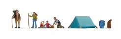 NOCH 15876 CAMPING (4) FIGURE SET OO SCALE