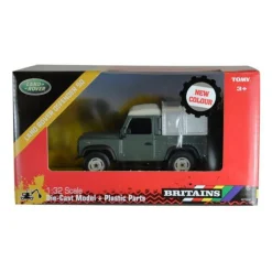 Britains 42732A1 Land Rover Defender 90 With Canopy COLOURS MAY VARY