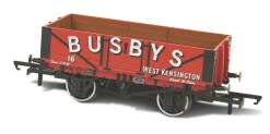 OXFORD RAIL OR76MW5002 Busbys West Kensingtin No16 5 Plank Mineral Wagon