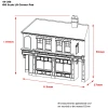 BACHMANN 44-206 Low Relief Corner Pub