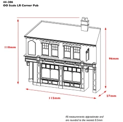 BACHMANN 44-206 Low Relief Corner Pub