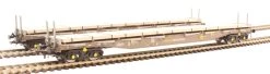 Heljan HN5115 CARGOWAGGON IGA BOGIE FLAT RAILADVENTURE BARRIER SET (2)