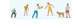 PREISER 10696 OUTDOOR FUN (5) EXCLUSIVE FIGURE SET OO SCALE