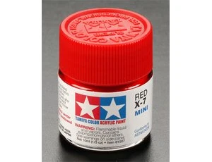 Tamiya 81507 X-7 Red (Gloss) - 10ml Jar 1 Tamiya 81507 X-7 Red (Gloss) - 10ml Jar