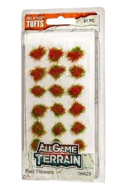 Woodland Scenics ALL GAME TERRAIN G6629 Red Flowers