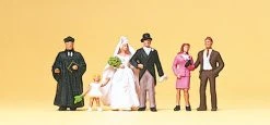 Preiser 10057 Wedding Group Protestant (Pack Of 6 Figures) – HO / OO