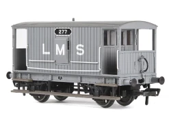 BACHMANN 38-552B Midland Railway 20T Brake Van With Duckets LMS Grey -Preiser Shop 77d4572064f300bfce79dae6c7f6e4f7
