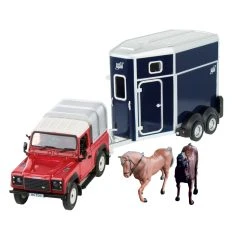 BRITAINS 43239 1/32 Land Rover Horse Set