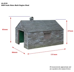 BACHMANN 44-0101 Narrow Gauge Slate-Built Engine Shed