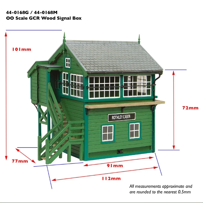 BACHMANN 44-0168G GCR Signal Box Green 2 BACHMANN 44-0168G GCR Signal Box Green - Image 2