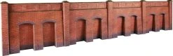 PO244 Metcalfe OO/H0 Retaining Wall In Red Brick Kit