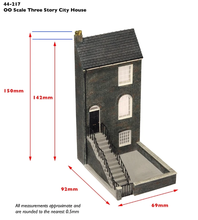 BACHMANN 44-217 Low Relief Three Storey City House 2 BACHMANN 44-217 Low Relief Three Storey City House - Image 2