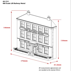 BACHMANN 44-214 Low Relief Railway Hotel