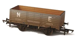 Oxford Rail OR76MW6001W LNER 6 Plank Mineral Wagon Weathered