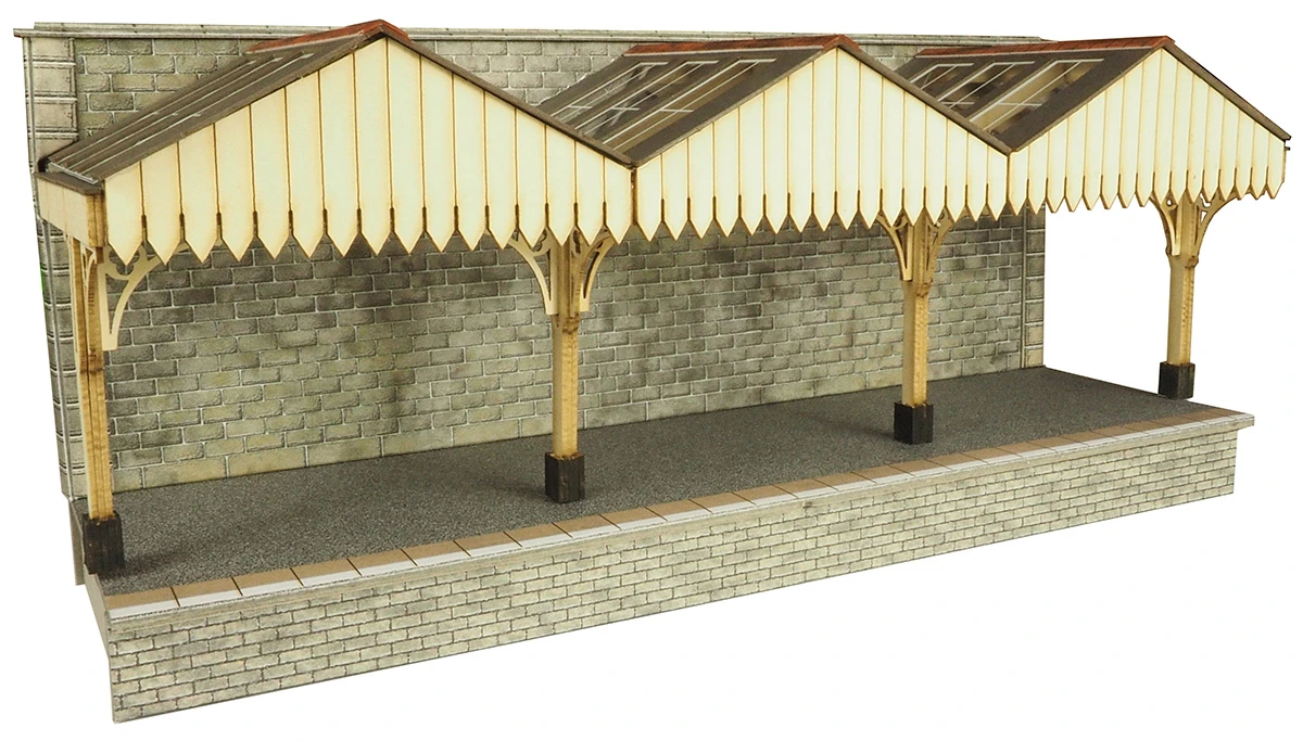 PO341 Metcalfe OO/H0 Wall Backed Platform Canopy Kit 1 PO341 Metcalfe OO/H0 Wall Backed Platform Canopy Kit