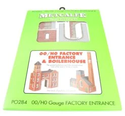 PO284 Metcalfe OO/H0 Boiler House And Factory Entrance Kit -Preiser Shop MET PO284 a 2