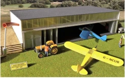 GAUGEMASTER GM445 FORDHAMPTON AIRFIELD HANGAR KIT