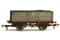 Dapol 4F-051-032 5 PLANK WAGON 10′ WHEELBASE TOM MILLER WEATHERED