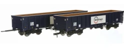DAPOL 4F-025-015 OO MJA GBRF BOGIE BOX VAN 502027 & 028