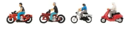FALLER 151669 MOTORCYCLISTS FIGURE SET HO SCALE
