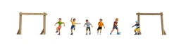 NOCH 15817 CHILDREN PLAYING FOOTBALL (6) FIGURE SET OO SCALE