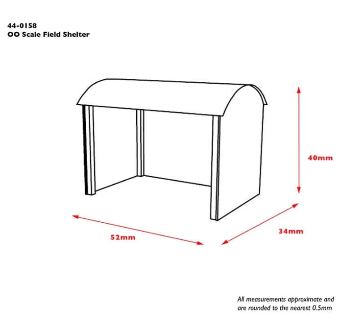 BACHMANN 44-0158 Field Shelter 1 BACHMANN 44-0158 Field Shelter