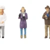 FALLER 151649 CHRISTMAS MARKET VENDORS FIGURE SET HO SCALE