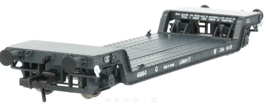 Rapido Trains UK RAPIDO 917002 GWR Loriot ‘Y’ Well Wagon In GWR Grey – 41990 2 Rapido Trains UK RAPIDO 917002 GWR Loriot ‘Y’ Well Wagon In GWR Grey – 41990 - Image 2