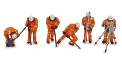 BACHMANN 36-050 Pack Of 6 Permanent Way Workers