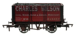 DAPOL 4F-072-014 OO Gauge 7 Plank Wagon 9′ Wheelbase Charles Wilson 15 Weathered