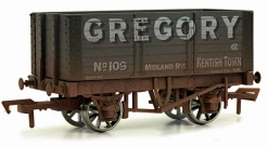 DAPOL 4F-072-010 OO GAUGE 7 PLANK WAGON GREGORY WEATHERED