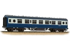 BACHMANN 39-452 LMS 57ft ‘Porthole’ Second Corridor BR Blue & Grey