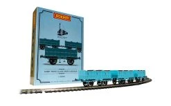 HORNBY R40102 Open Carriage Pack Containing 3x Open Carriages (Stephenson’s Rocket)