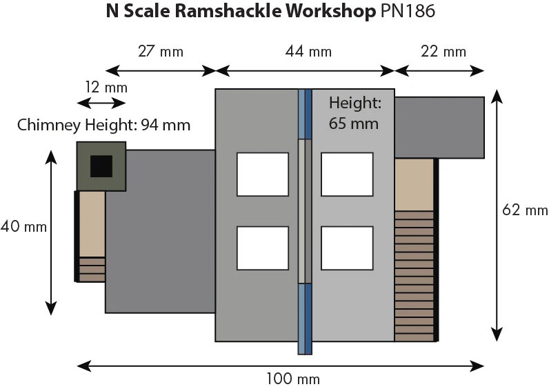 METCALFE PO286 00/H0 SCALE RAMSHACKLE WORKSHOP 2 METCALFE PO286 00/H0 SCALE RAMSHACKLE WORKSHOP - Image 2