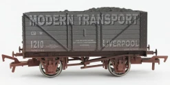 DAPOL 4F-080-115 OO GAUGE 8 PLANK WAGON MODERN TRANSPORT 1210 WEATHERED