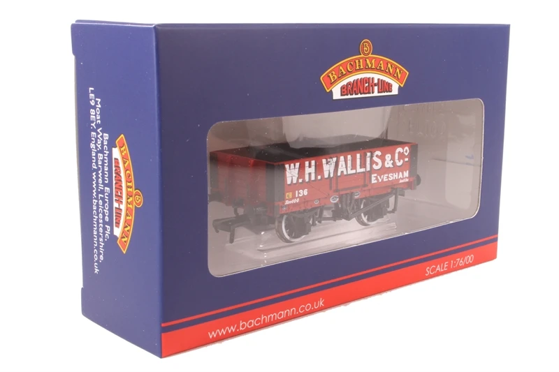Bachmann 37-072 5 Plank Wagon Wooden Floor W. H. Wallis & Co Red 4 Bachmann 37-072 5 Plank Wagon Wooden Floor W. H. Wallis & Co Red - Image 4